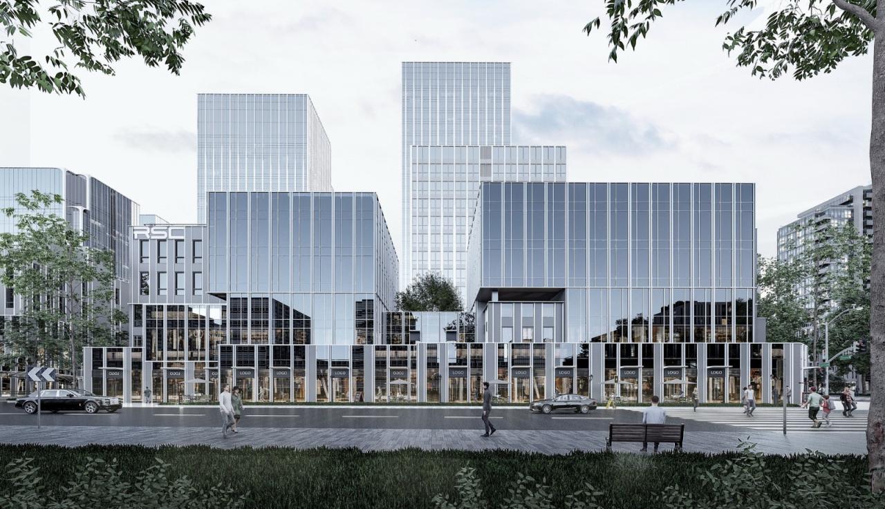 BIM建筑|现代生态复合城市综合体 / UA尤安设计