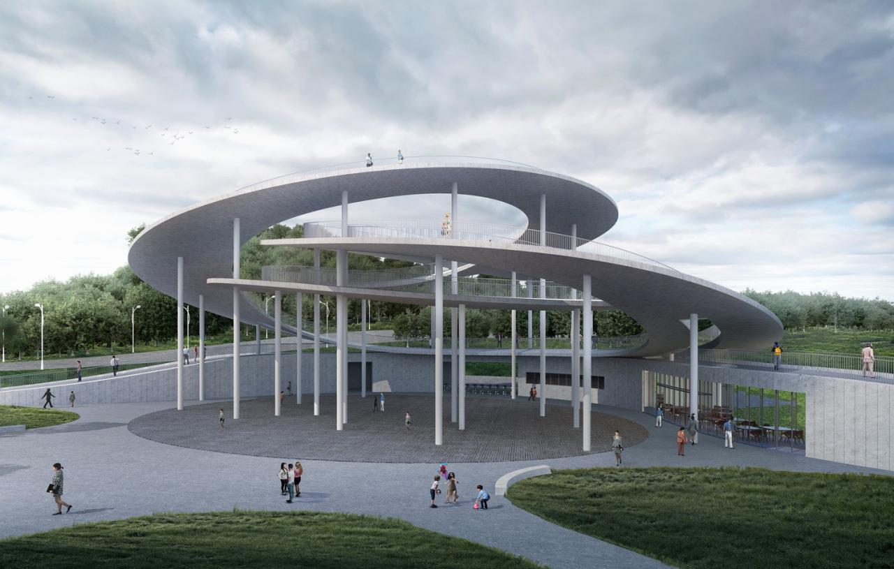 BIM建筑|云竹湖游客中心 / 堤由匡建筑设计工作室+谜舍设计工作室