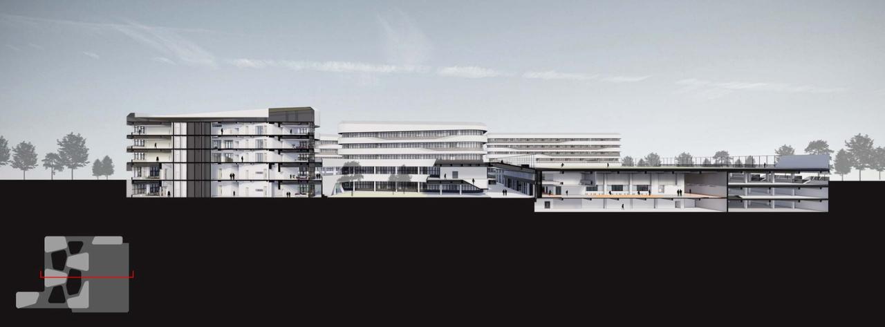 BIM建筑|清华大学附属中学广华学校 / 北京市建筑设计研究院