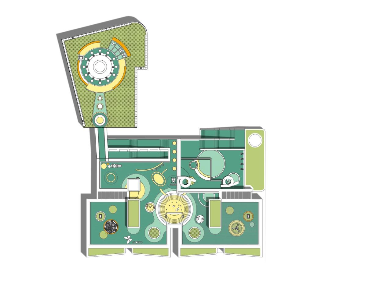 BIM建筑|这可能是小城幼儿园的天花板了：陕西安康高新第五幼儿园 / UUA建筑师事务所