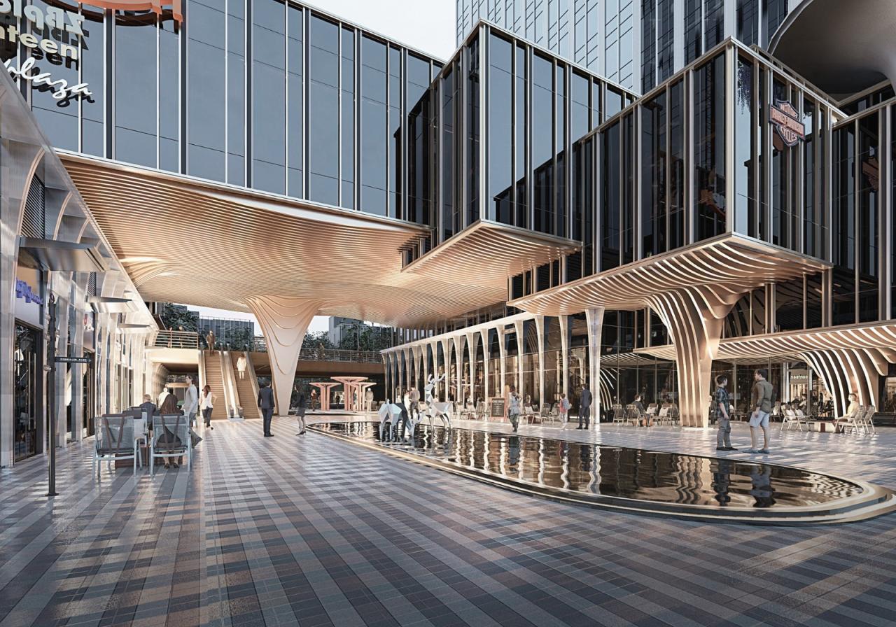 BIM建筑|现代生态复合城市综合体 / UA尤安设计