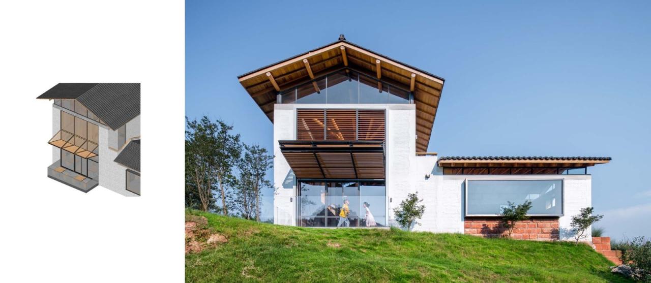 BIM建筑|安石乡村书局 / 锋茂建筑