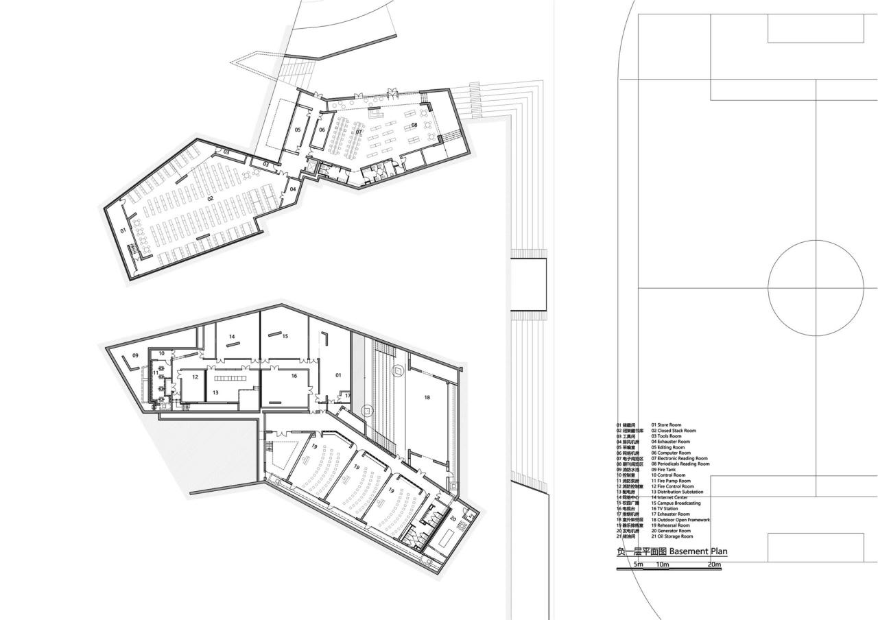 BIM建筑|友兰中学图艺综合楼 / WAU建筑事务所