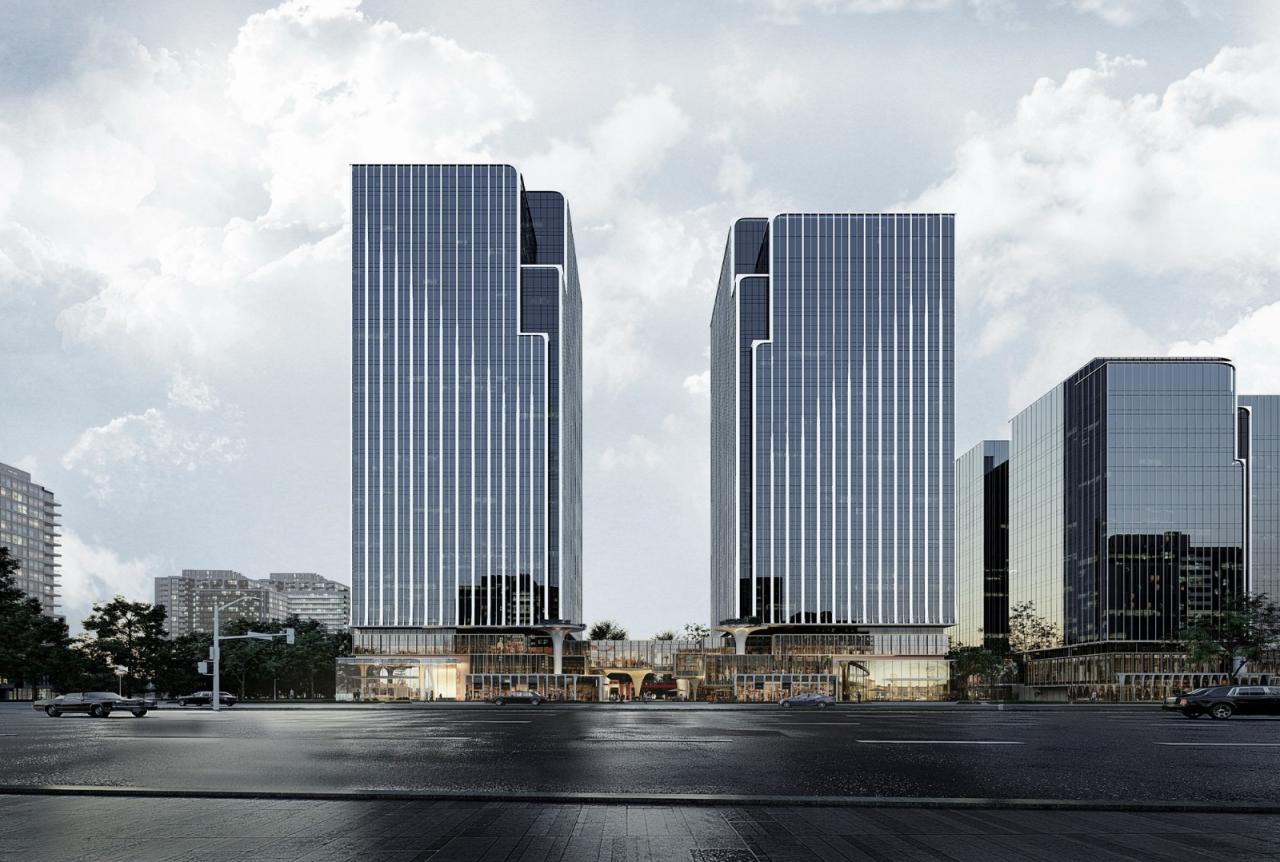 BIM建筑|现代生态复合城市综合体 / UA尤安设计