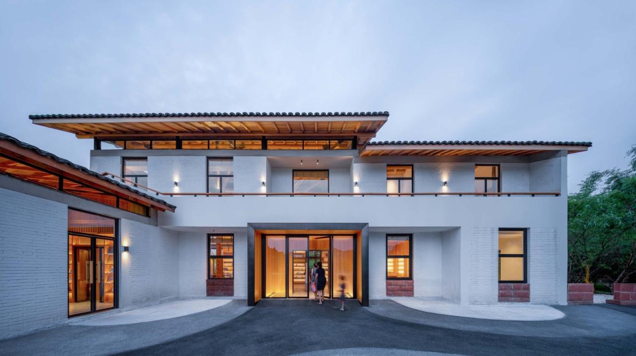BIM建筑|安石乡村书局 / 锋茂建筑