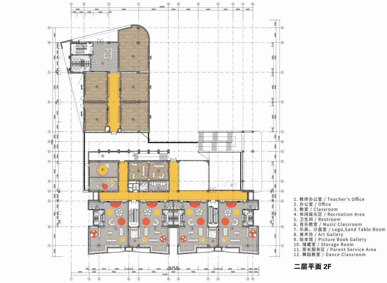 BIM建筑|这可能是小城幼儿园的天花板了：陕西安康高新第五幼儿园 / UUA建筑师事务所