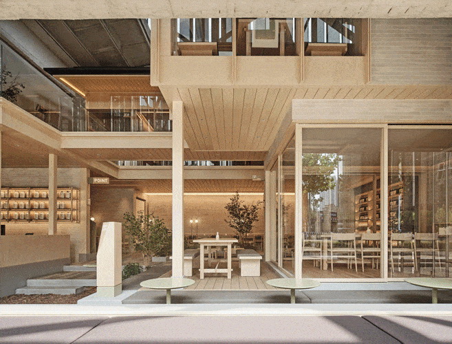 BIM建筑|依地新生的朴素之诗：观点蔬房 / TRIOSTUDIO 三厘社