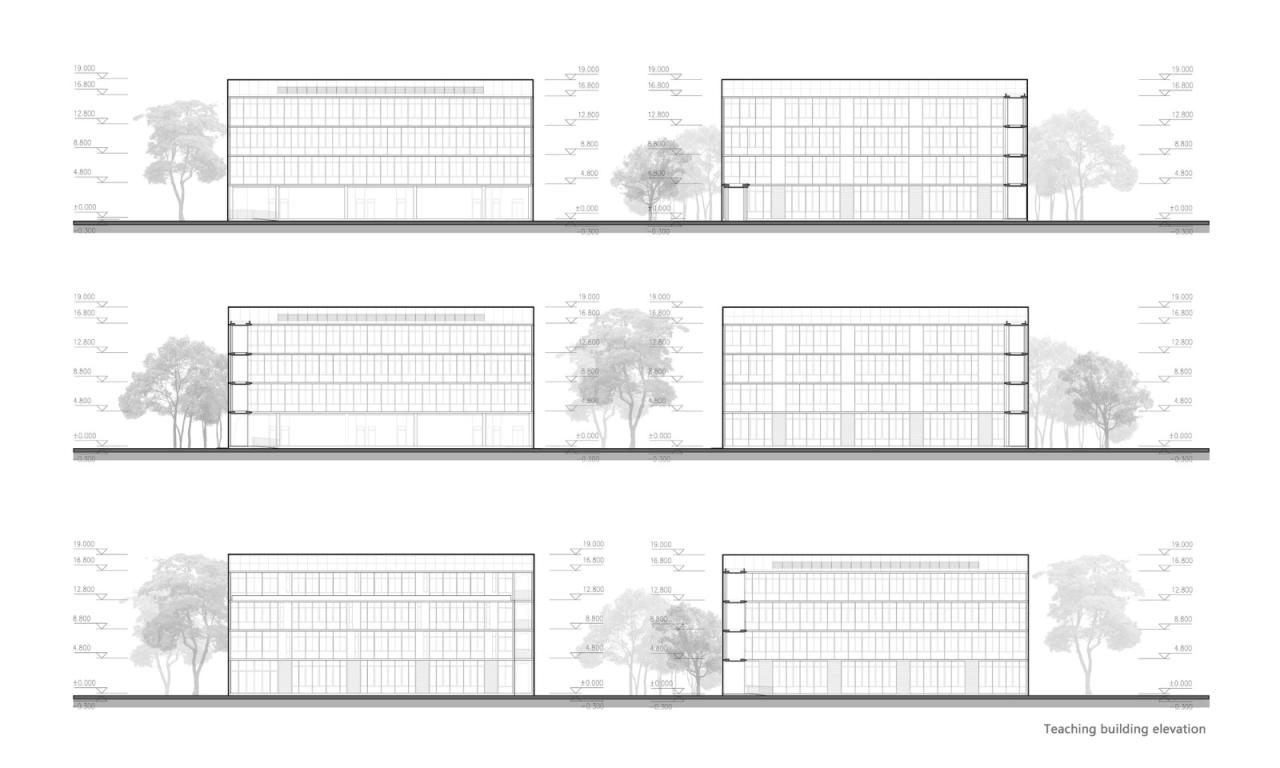BIM建筑|郑州航空港第八安置区配套中学暨郑州第130中学 / 上海联创设计集团