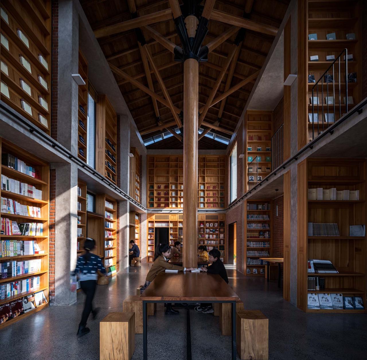 BIM建筑|安石乡村书局 / 锋茂建筑