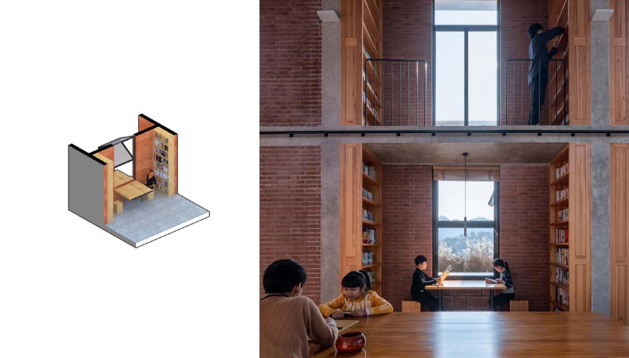 BIM建筑|安石乡村书局 / 锋茂建筑
