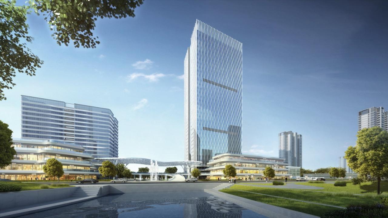 BIM建筑|高铁新城商务新地标·芯光大厦 / 简和建筑