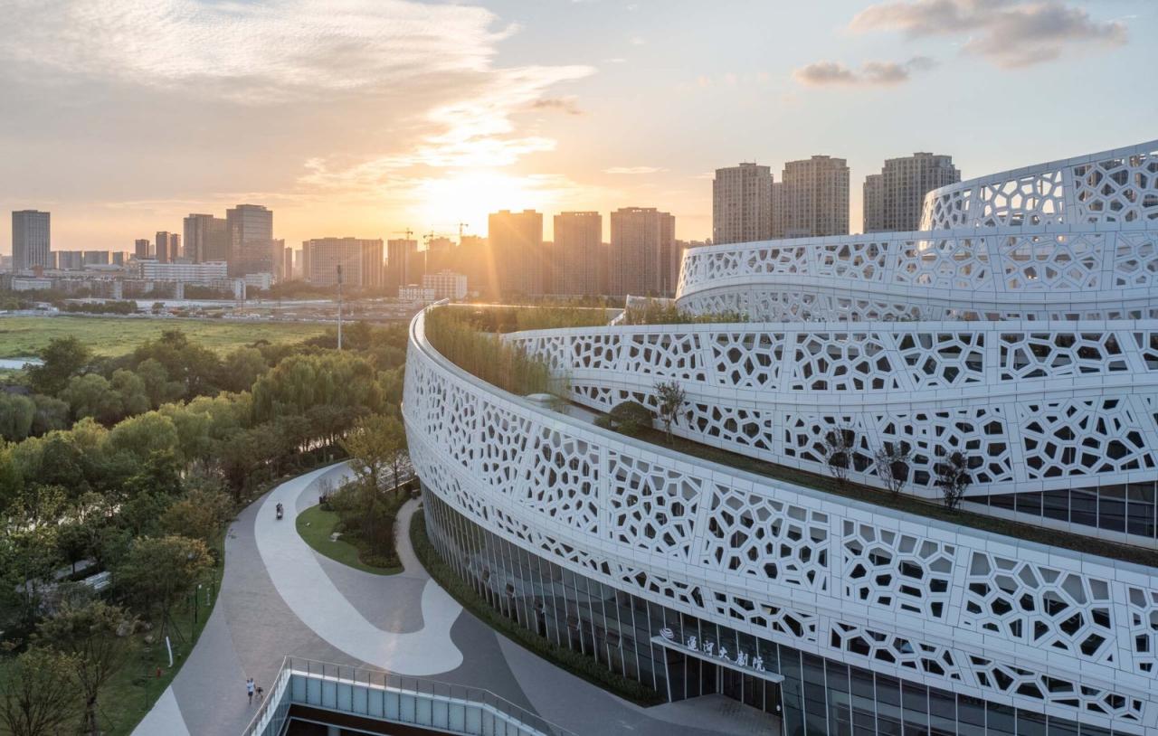 BIM建筑|杭州运河中央公园（二期）/ 浙江省建筑设计研究院