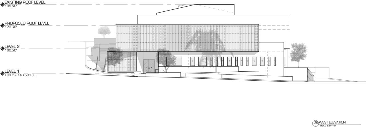 BIM建筑|Glorya Kaufman 表演艺术中心 / AUX Architecture