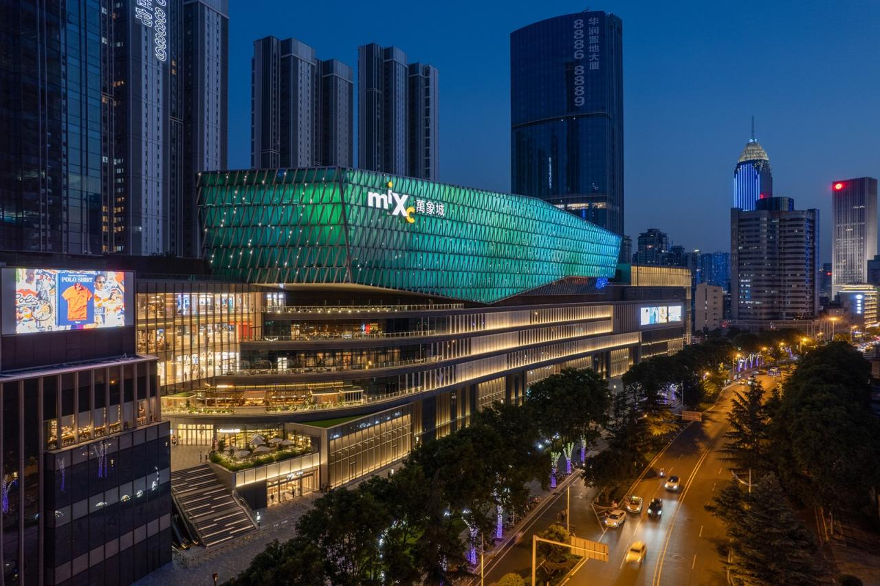 BIM建筑|武汉万象城：“水晶之冠”，光之“万象”/ GD大观国际