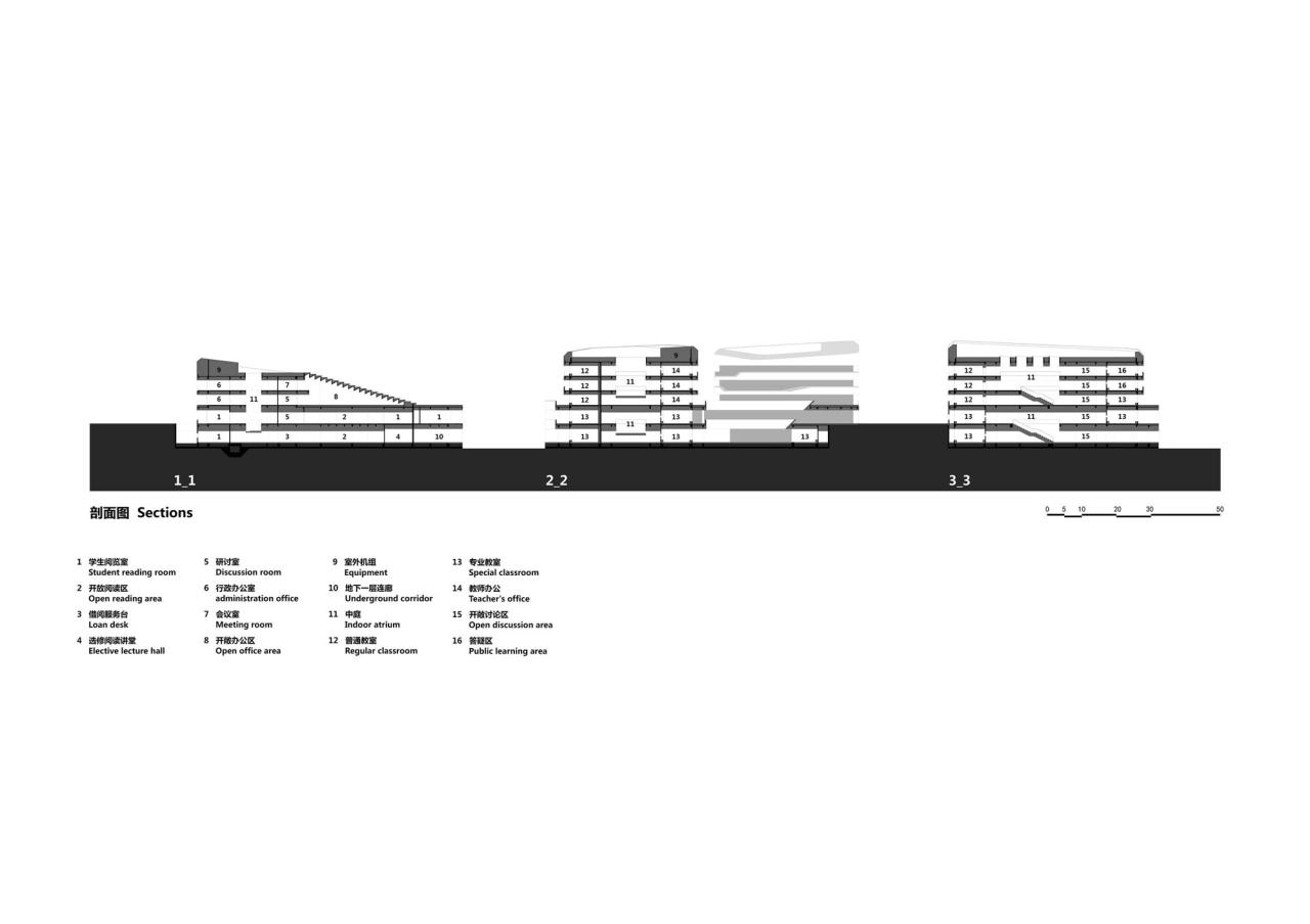 BIM建筑|清华大学附属中学广华学校 / 北京市建筑设计研究院