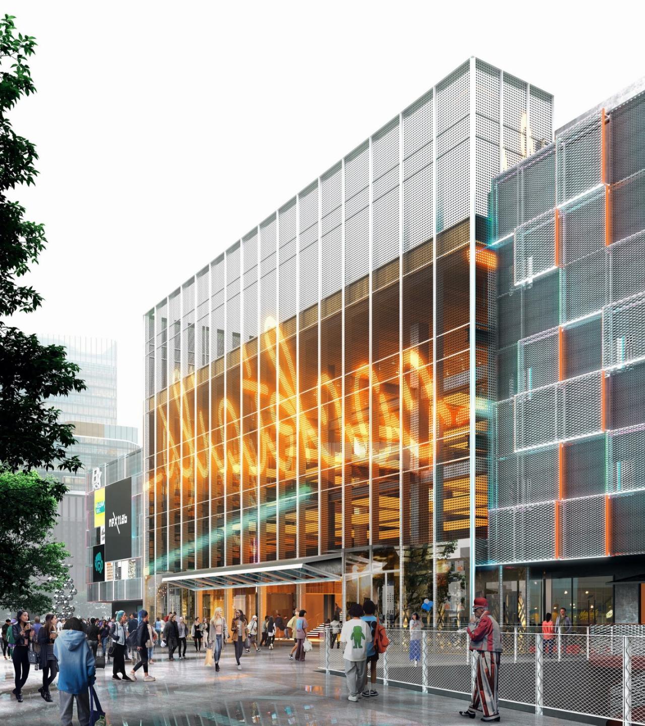 BIM建筑|年轻力中心：一股年轻力即将来袭，北京北京! / THE BOX朝外