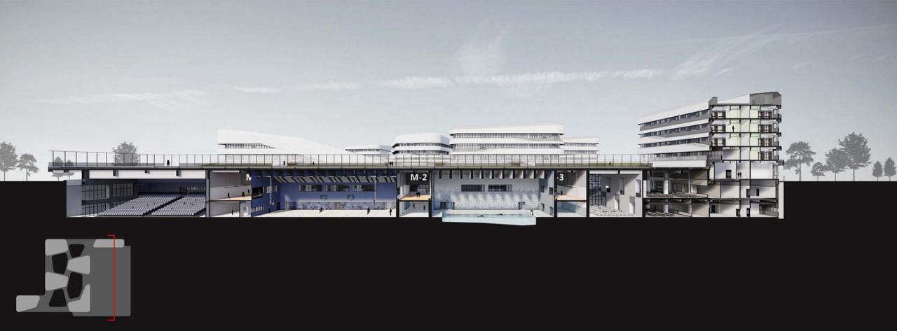 BIM建筑|清华大学附属中学广华学校 / 北京市建筑设计研究院