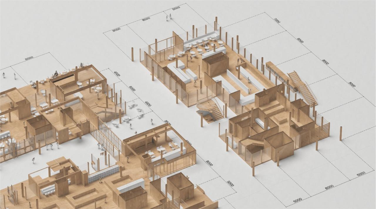 BIM建筑|普罗理想国集市 / a9a建筑设计事务所