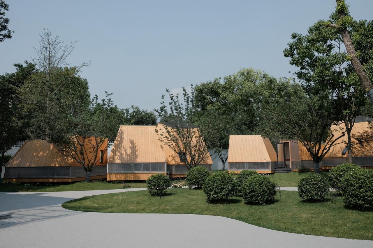 BIM建筑|乡亲们的院子餐厅 / 有点设计