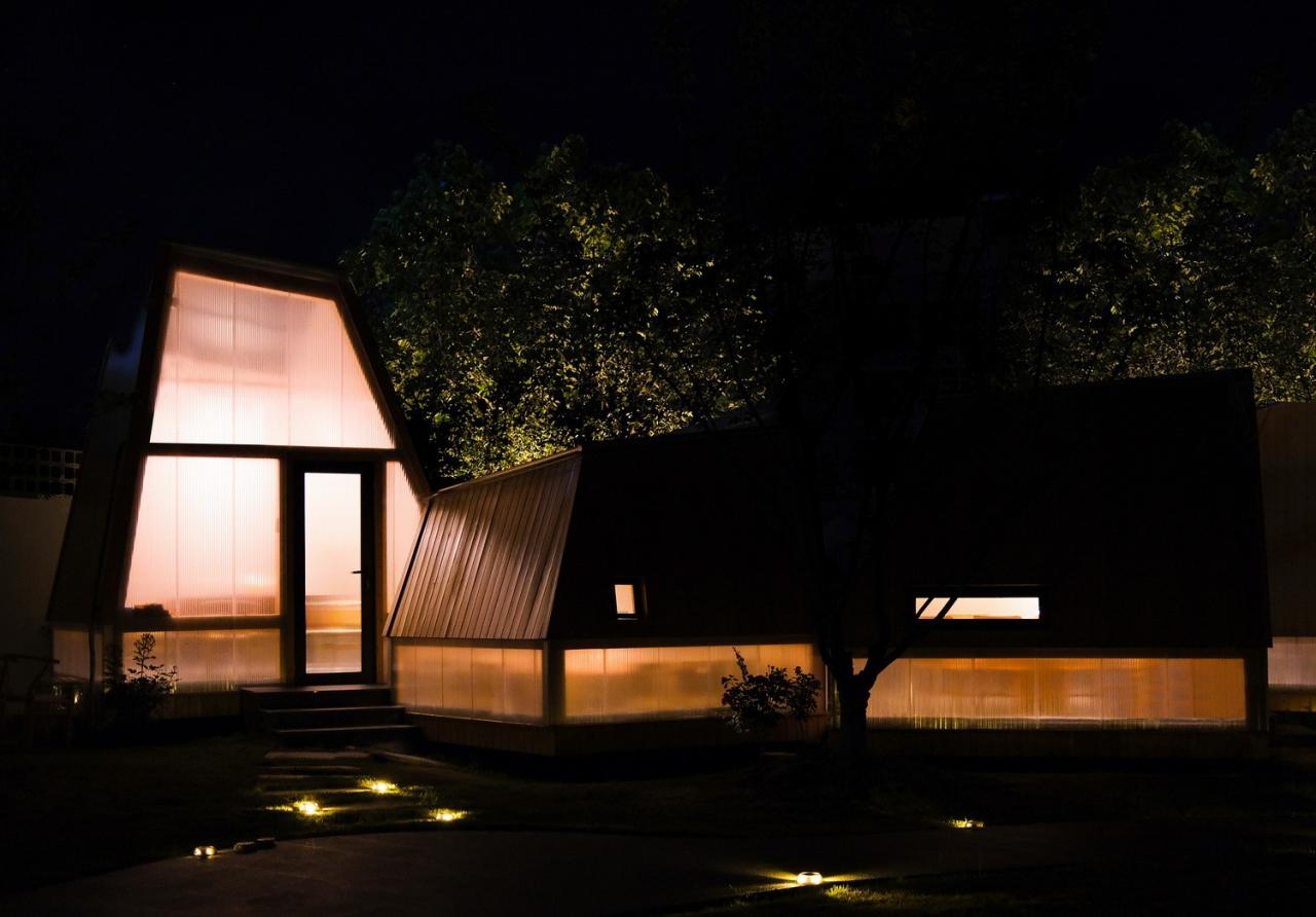 BIM建筑|乡亲们的院子餐厅 / 有点设计