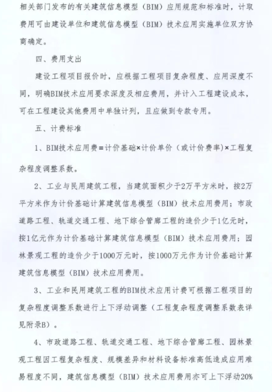 BIM问答|关于印发《福建省建筑信息模型(BIM)技术应用计费标准（试行）》的通知