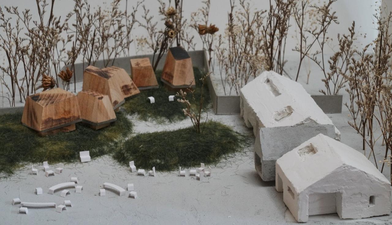 BIM建筑|乡亲们的院子餐厅 / 有点设计