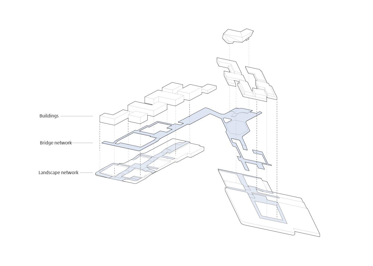 BIM建筑|香港城市大学（东莞）校园，平行四边形网络 / HENN海茵建筑