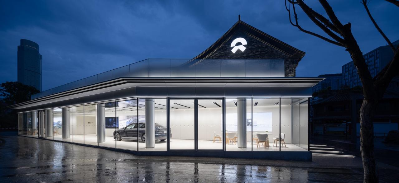 BIM建筑|融新于旧，与时并进：济南蔚来中心 / LUKSTUDIO芝作室