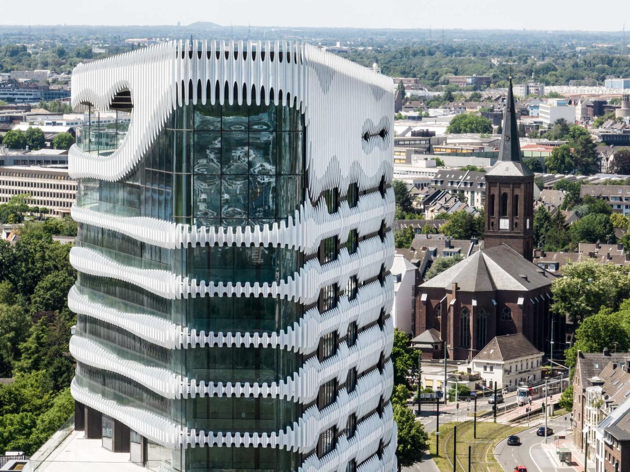 BIM建筑|RKM740“拉链” 塔楼 / J. Mayer H. Architects