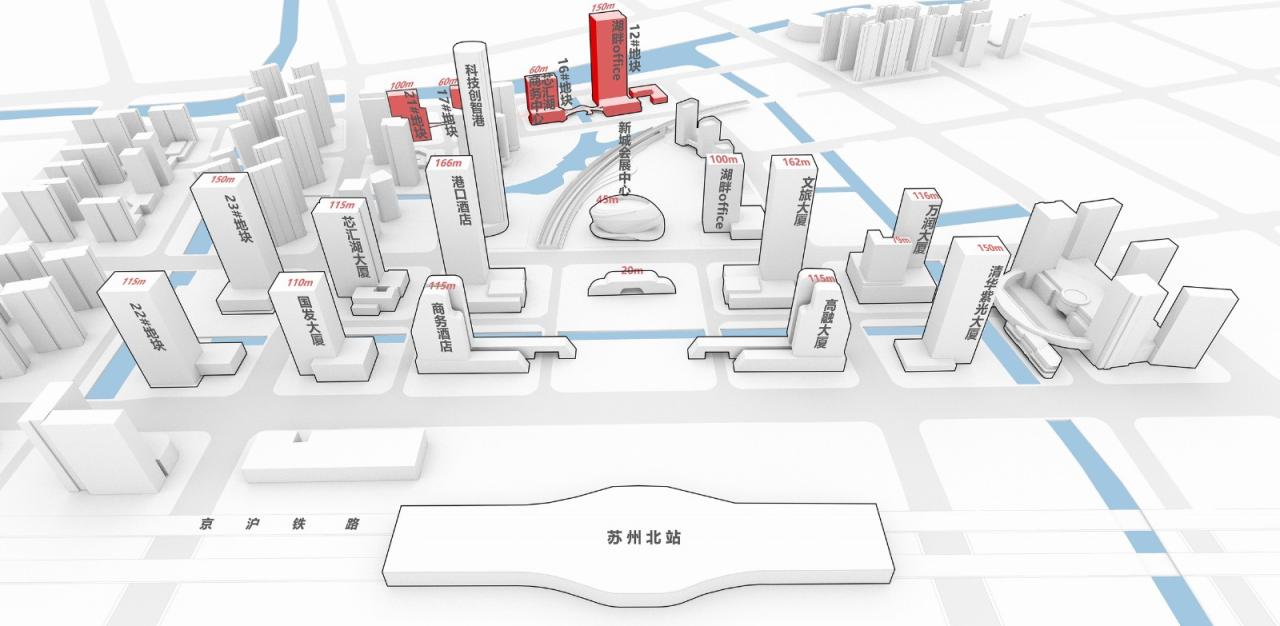 BIM建筑|Moc芯光里·苏州高铁新城复合商业街区 / 简和建筑