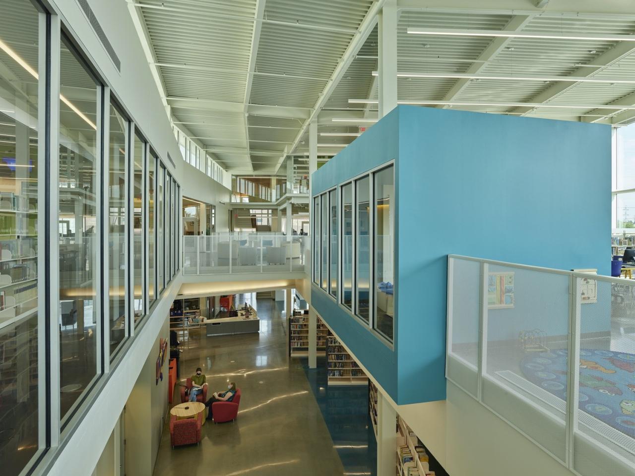 BIM建筑|派恩布拉夫总图书馆 / Polk Stanley Wilcox Architects