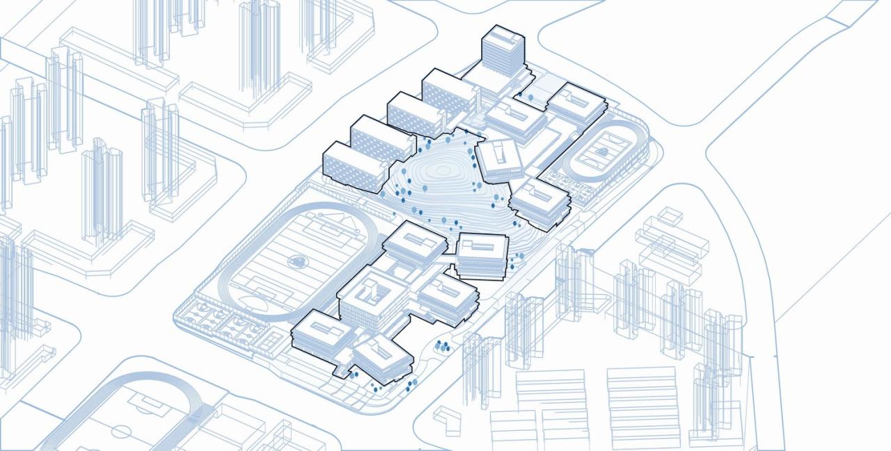 BIM建筑|台山市广旭实验学校 / 象外营造工作室
