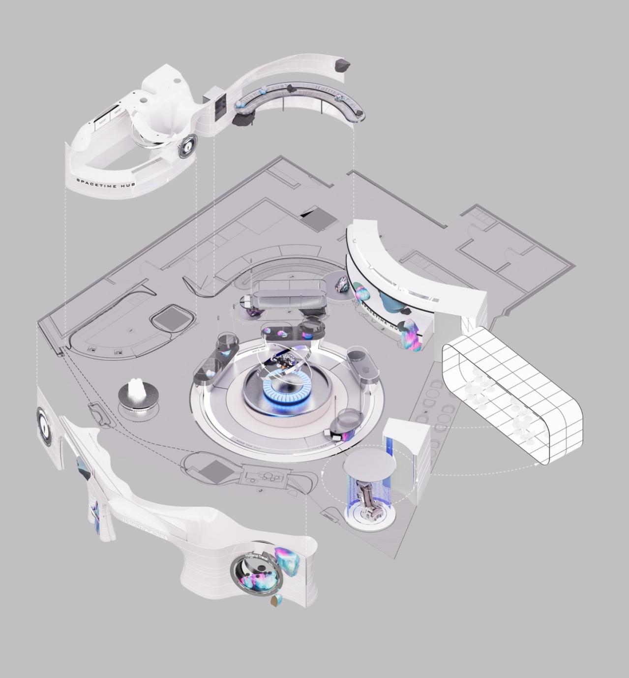 BIM建筑|HOLILAND TRAVEL：平行宇宙的未来叙事主义 / SLT设计咨询有限公司
