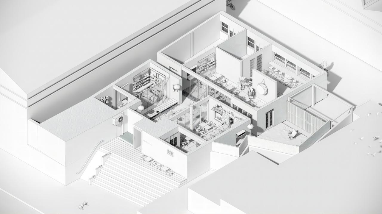 BIM建筑|万国福地·精酿酒吧，北京 / DAGA大观建筑