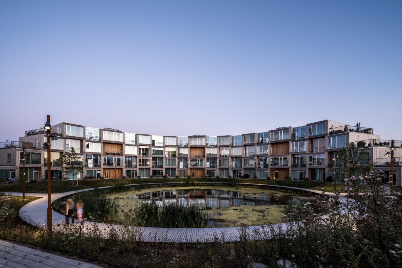 BIM建筑|模块化住宅区 2.0 Sneglehusene / BIG