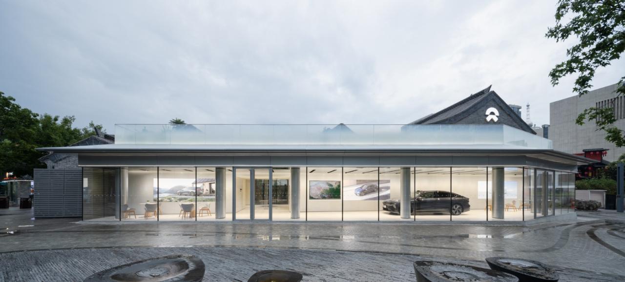 BIM建筑|融新于旧，与时并进：济南蔚来中心 / LUKSTUDIO芝作室