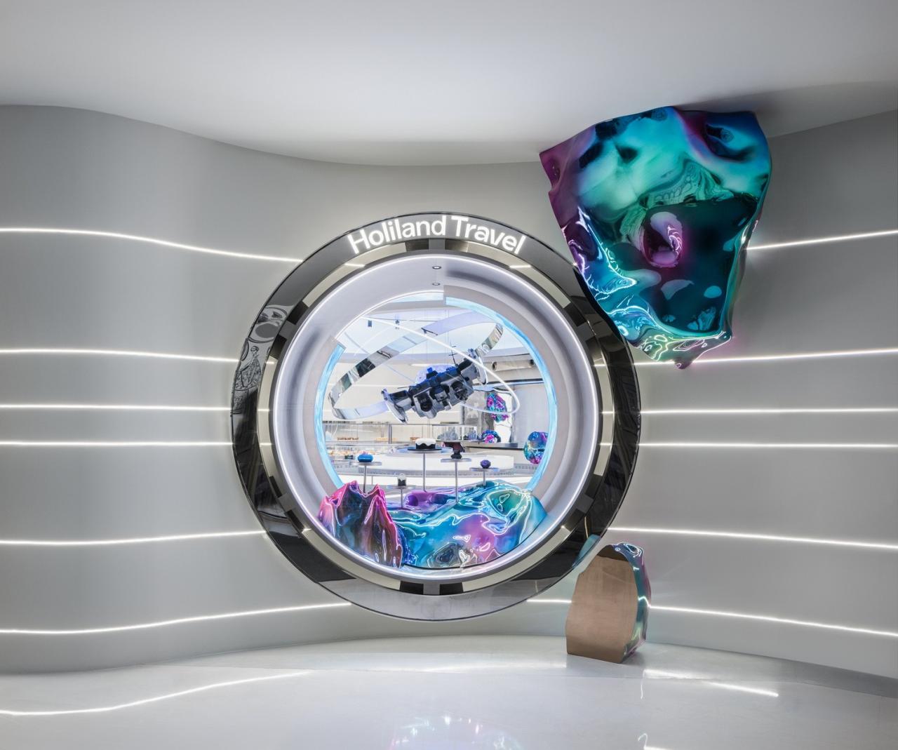 BIM建筑|HOLILAND TRAVEL：平行宇宙的未来叙事主义 / SLT设计咨询有限公司