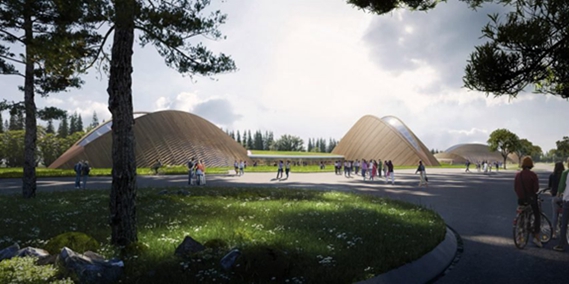 BIM建筑|MAD设计“三星堆眼睛”木制博物馆