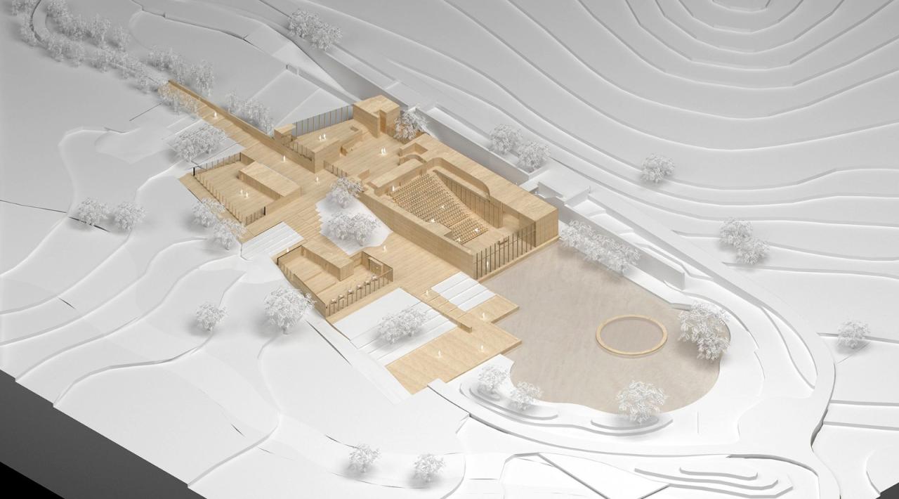 BIM建筑|雅达剧院：山林与舞台 / goa大象设计