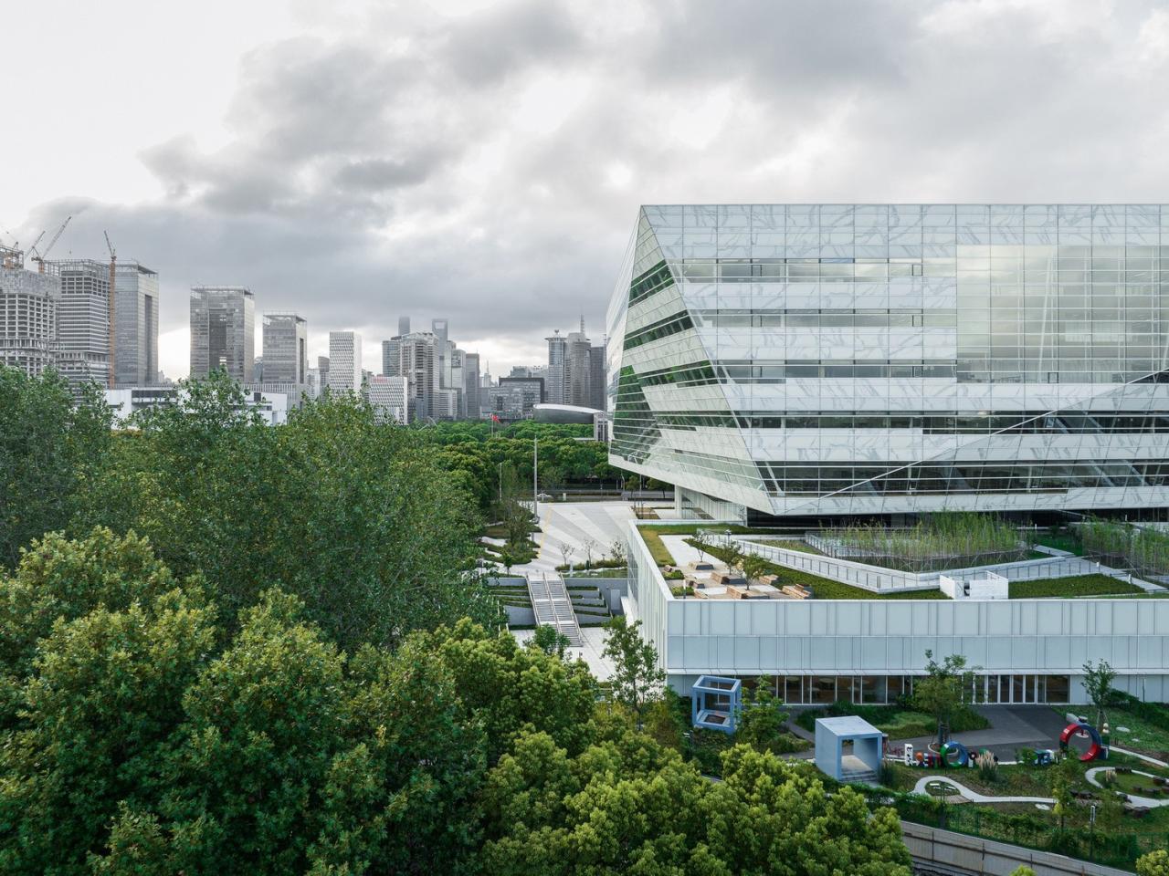 BIM建筑|上海图书馆东馆 / SHL