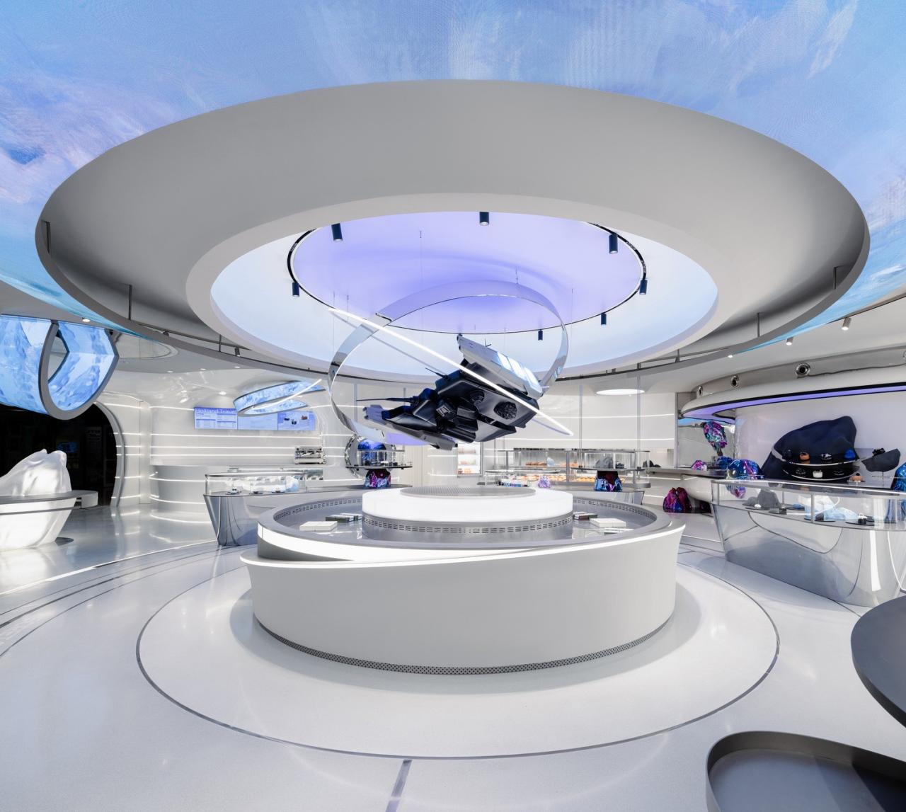 BIM建筑|HOLILAND TRAVEL：平行宇宙的未来叙事主义 / SLT设计咨询有限公司