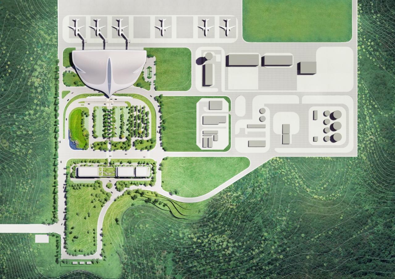 BIM建筑|“山中飞鸟”：浙江丽水机场设计 / 马岩松MAD