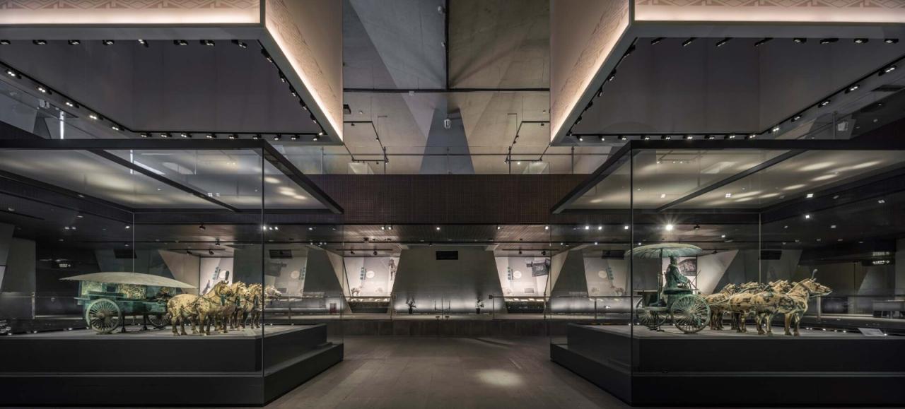 BIM建筑|西安秦始皇帝陵博物院铜车马博物馆 / 止境设计工作室