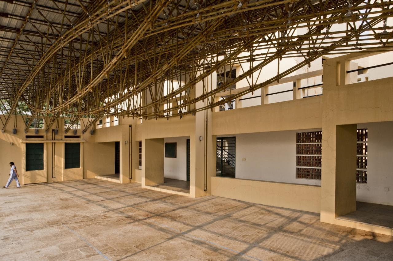 BIM建筑|工匠竹系统 Yogashala / Thumbimpressions