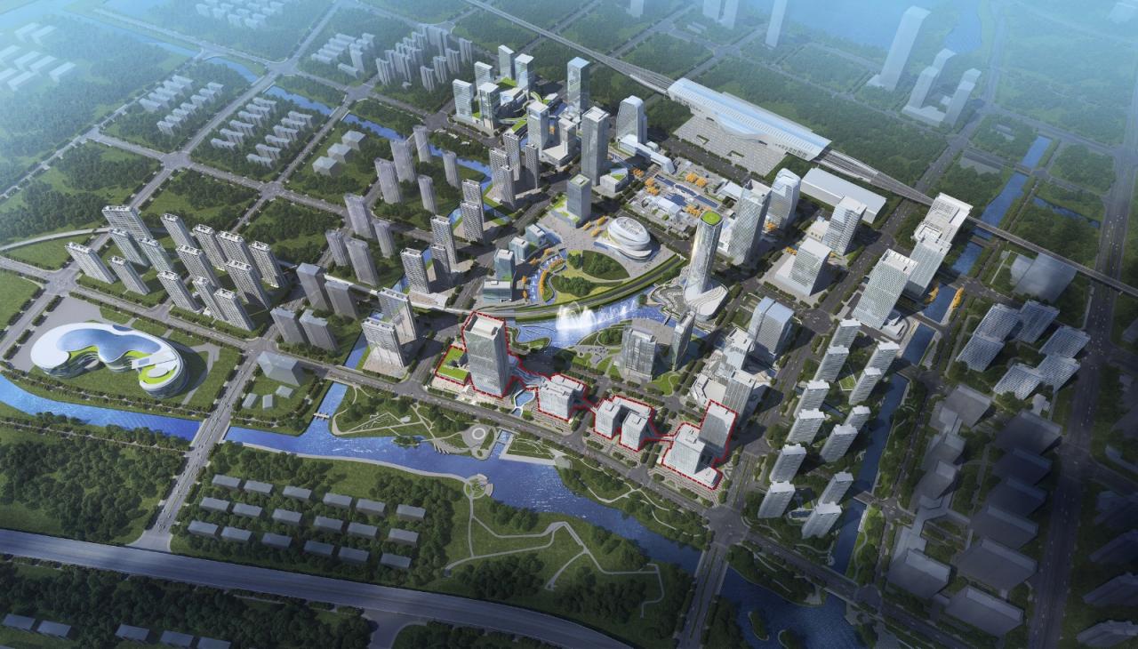 BIM建筑|Moc芯光里·苏州高铁新城复合商业街区 / 简和建筑