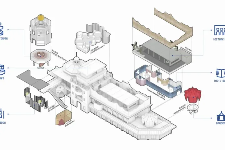 BIM建筑|房间里的万物：作为童话的朵云书院米罗店 / Wutopia Lab