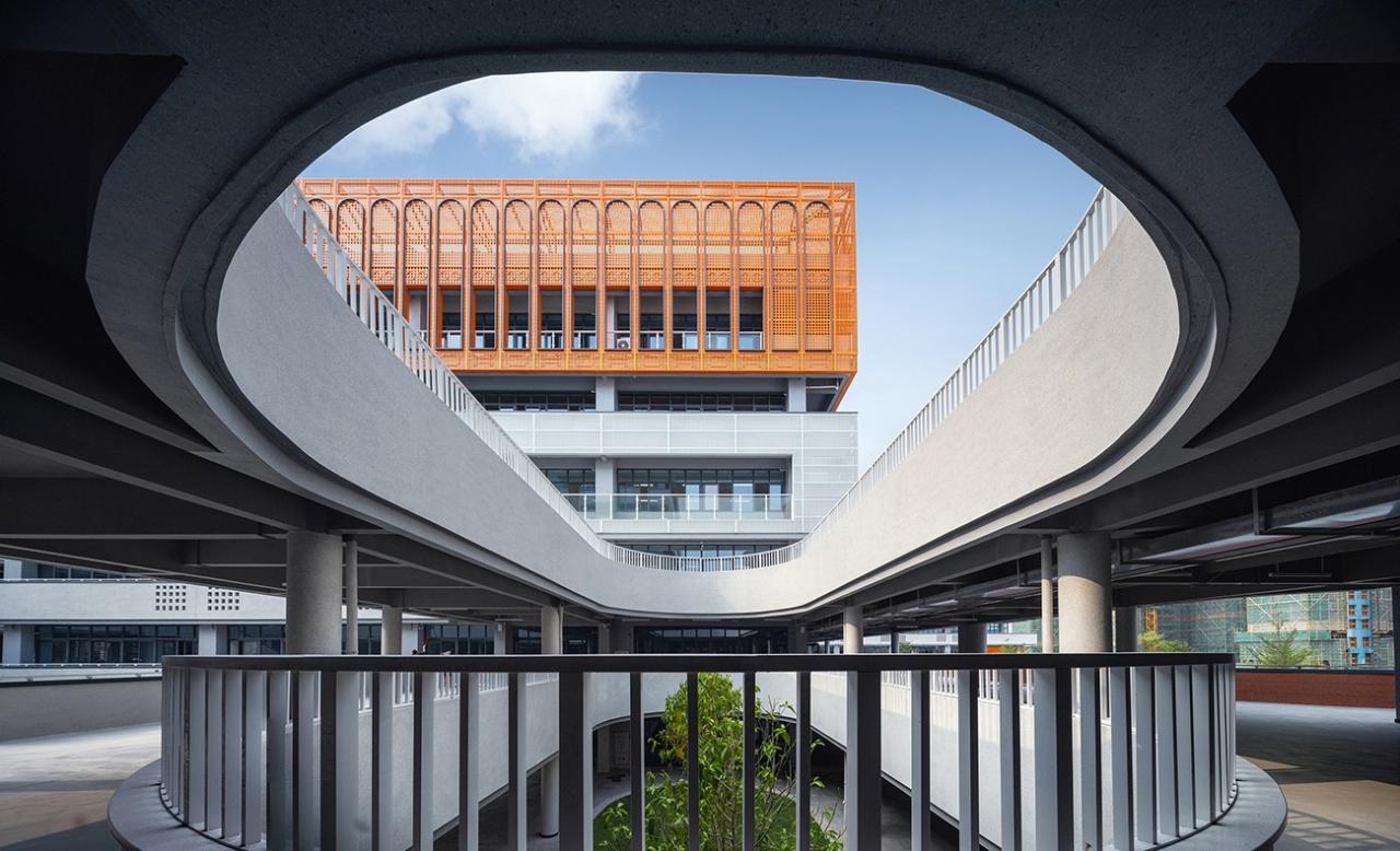 BIM建筑|台山市广旭实验学校 / 象外营造工作室