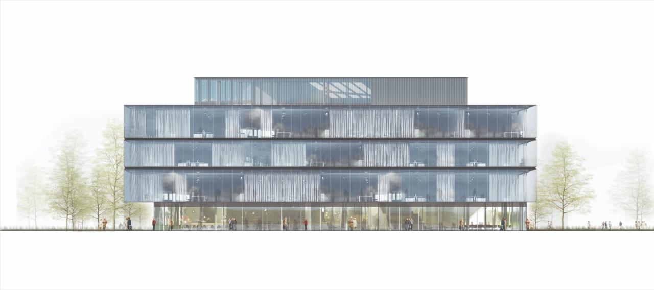 BIM建筑|随太阳路径开合窗帘，baramundi 总部 / 海茵建筑