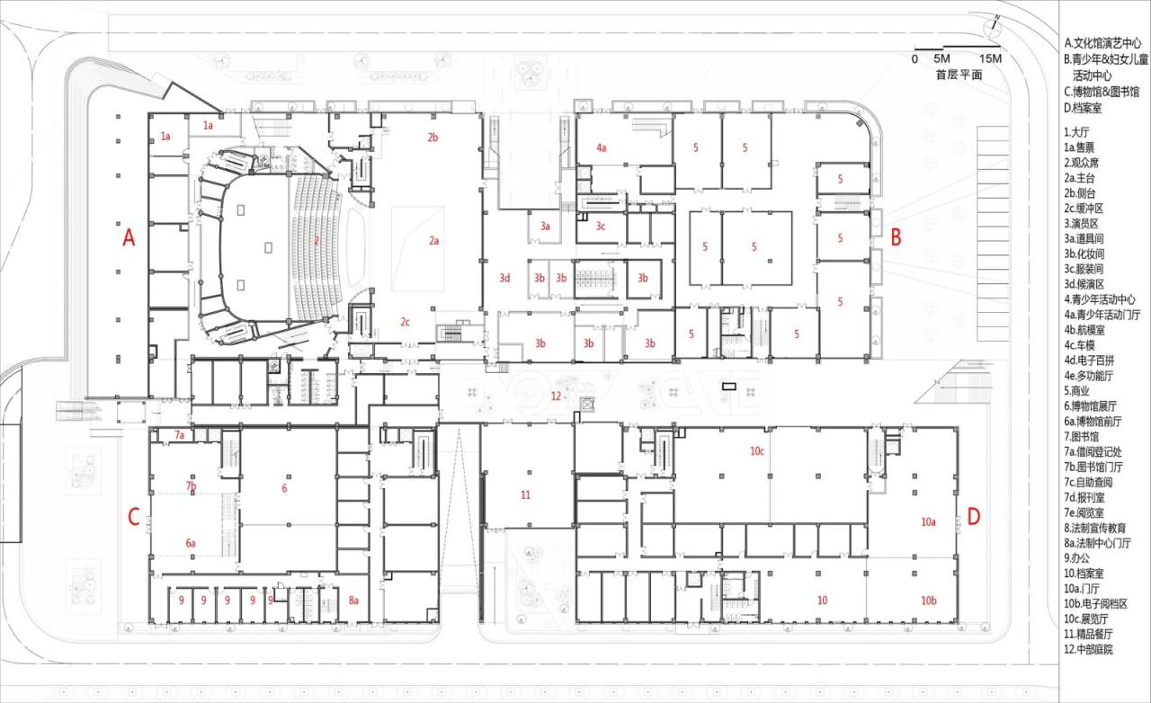 BIM建筑|响水文化艺术中心 / ATAH介景建筑