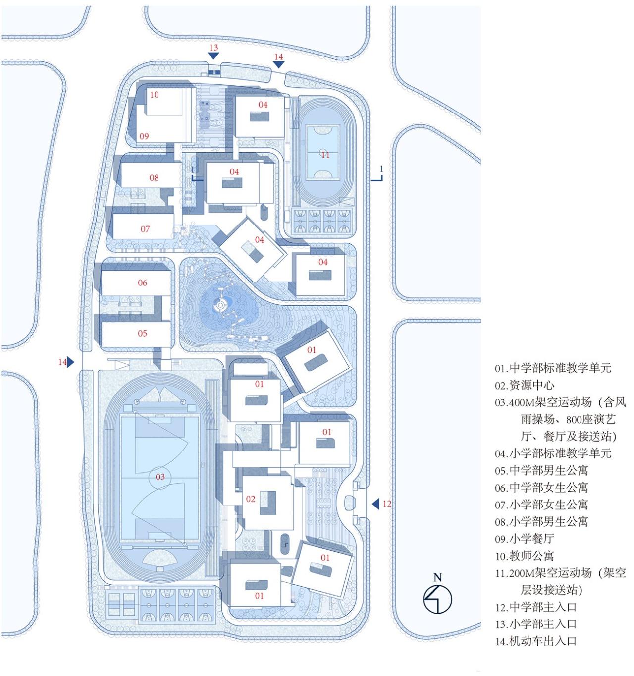 BIM建筑|台山市广旭实验学校 / 象外营造工作室
